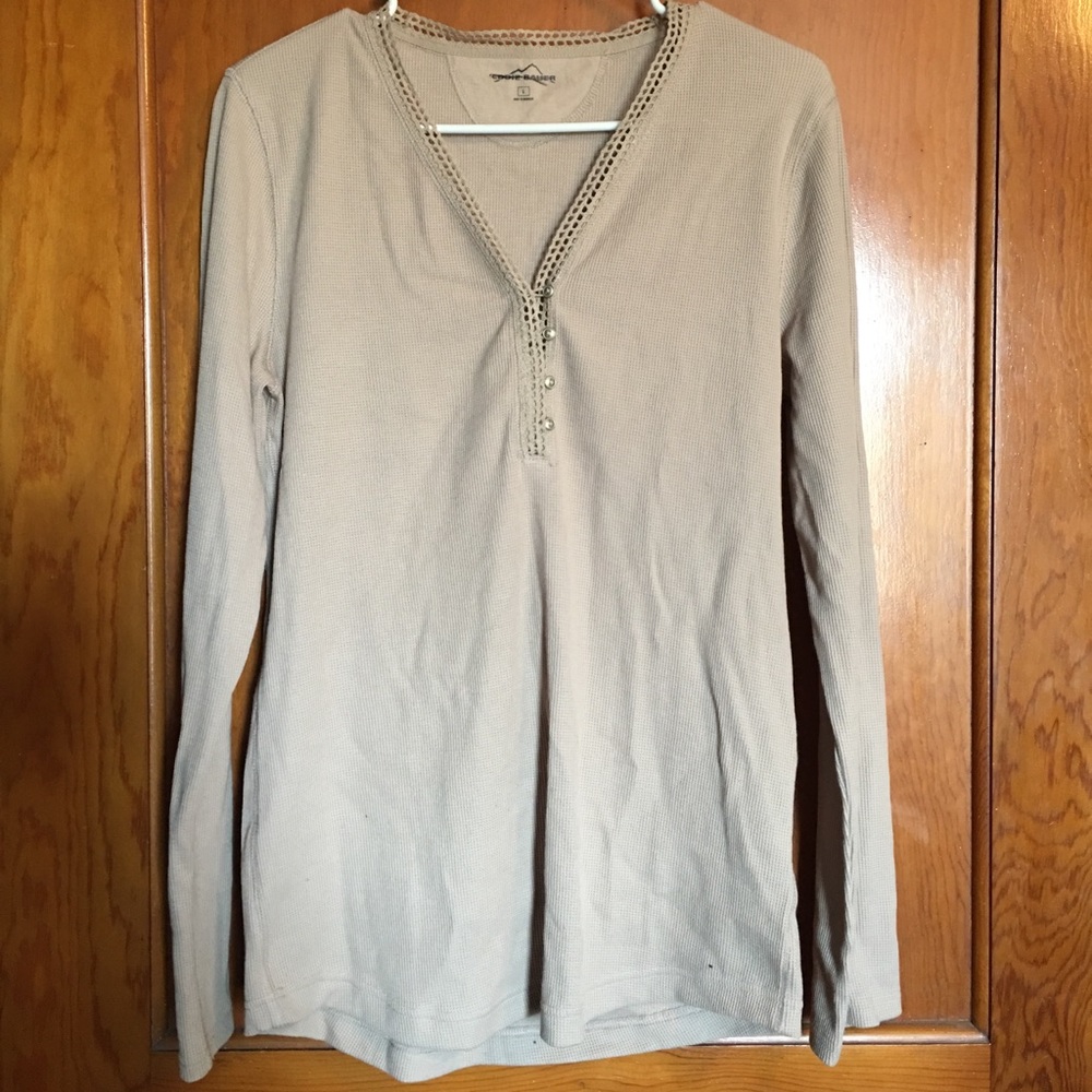 Eddie Bauer long sleeved shirt.